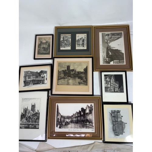 44 - LOCAL ETCHINGS AND PICTURES