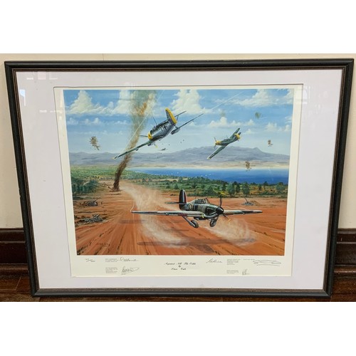 30 - ‘AGAINST ALL THE ODDS’ LIMITED EDITION AVIATION PRINT AFTER STEVE CALE, 147/350 SIGNED BY THE ARTIST... 