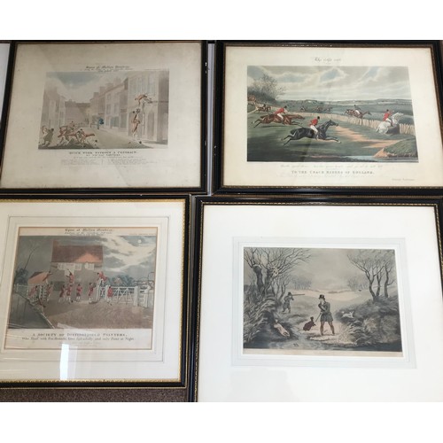 39 - 4 VARIOUS 19th CENTURY SPORTING PRINTS