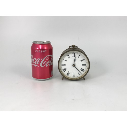 353 - BRASS CASED CLOCK