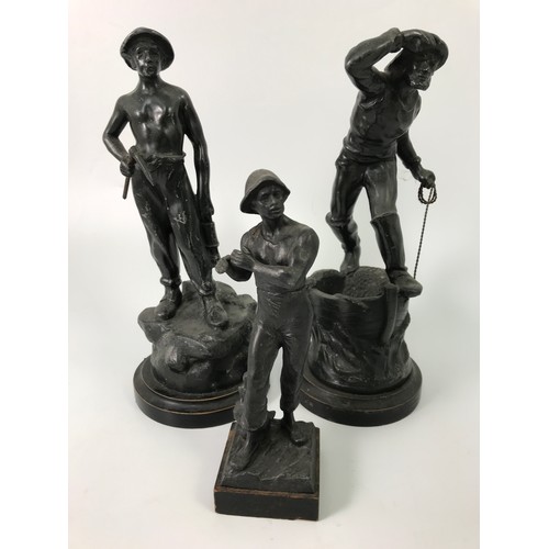 443 - SPELTER AND OTHER FIGURES