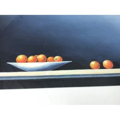 61 - OIL ON CANVAS ORANGES BETTY EASTMAN