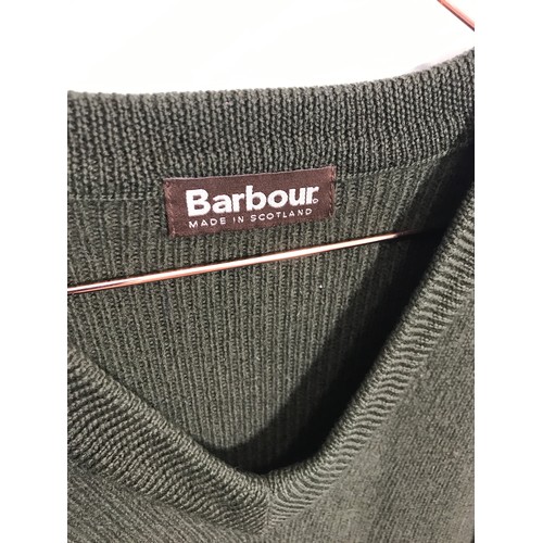 396 - BARBOUR SPORTING SWEATER V-NECK XL