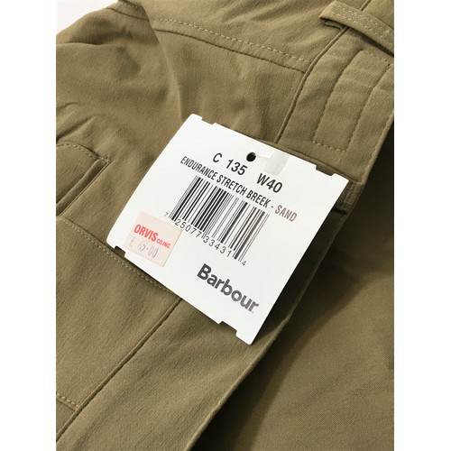 397 - BARBOUR ENDURANCE STRETCH BREEKS, WAIST 40