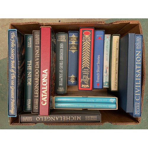 2 - TRAY OF VARIOUS FOLIO SOCIETY BOOKS