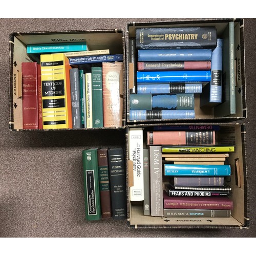 111 - 3 BOXES OF MEDICAL BOOKS