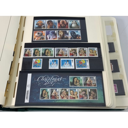 285 - GB VARIOUS IN GREEN LIGHTHOUSE ALBUM INCL. REGIONALS, POST & GO LABELS, 2016-2018 COMMONS ETC. FACE ... 