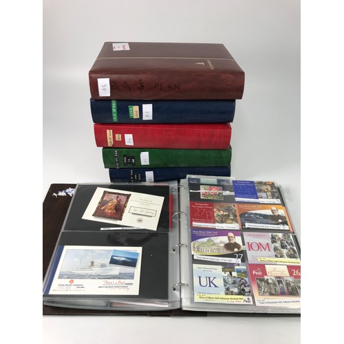 294 - ISLE OF MAN COLLECTION IN 6 ALBUMS MINT UNMOUNTED 1973-2015 LOOKS COMPLETE PLUS PRESTIGE BOOKLETS ET... 