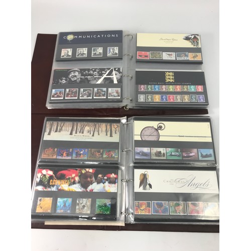 297 - Withdrawn COLLECTION OF ROYAL MAIL PRESENTATION PACKS IN 2 ALBUMS, TOTAL FACE VALUE APPROX. £300