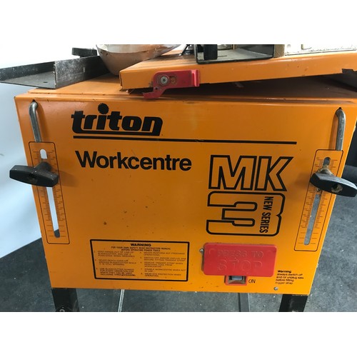 21 - TRITON WORKCENTRE  MK. 3 ROUTER AND JIGSAW TABLE WITH ACCESSORIES