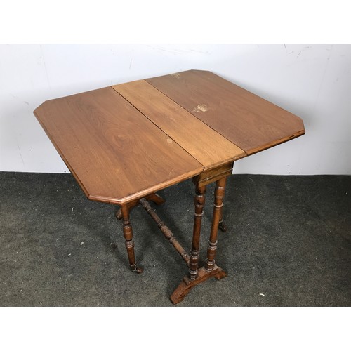 185 - MAHOGANY SUTHERLAND TABLE