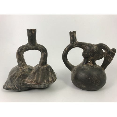 216 - 4 SOUTH AMERICAN PRE-COLUMBIAN STYLE POTTERY VASES