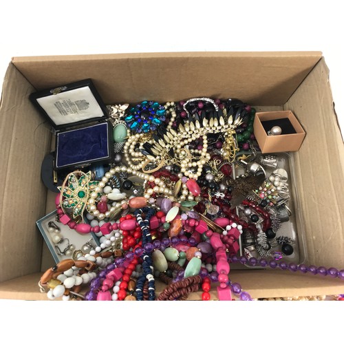 412 - QUANTITY OF VINTAGE COSTUME JEWELLERY