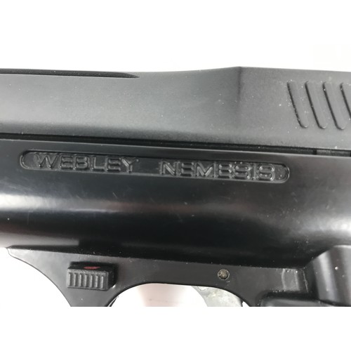 60 - WEBLEY NEMESIS AIR PISTOL, Note: Purchaser Must Be 18 Years Or Older And The Item Must Be Collected ... 