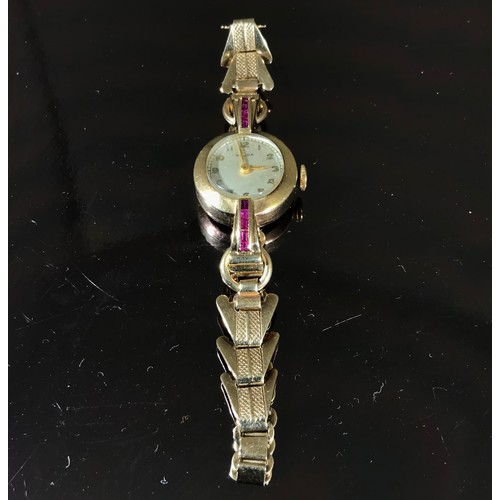 386 - 2 LADIES 9ct GOLD WRIST WATCHES