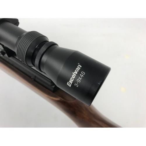 38 - AIR RIFLE MODEL AS392 POINT 22 CAL BRACKET 5.5MM WITH A EXCELVAN 3- SCOPE, Note: Purchaser Must Be 1... 