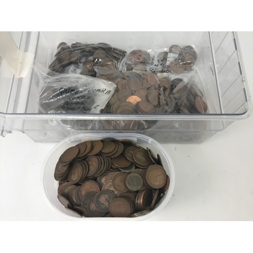 446 - QUANTITY MISC. UK 'COPPER' COINAGE