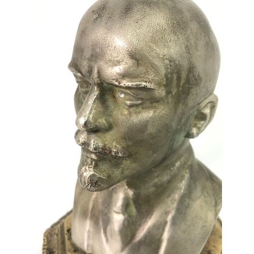 181 - SOVIET BUST SIGNED N TEPLOV RESEMBLING VLADIMIR LENIN