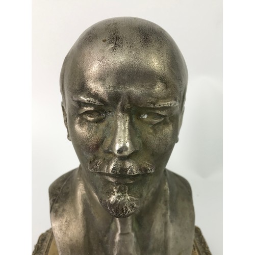 181 - SOVIET BUST SIGNED N TEPLOV RESEMBLING VLADIMIR LENIN