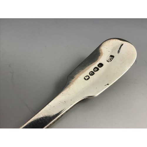 312 - GEORGIAN SILVER FISH SLICE, APPROX. 110g