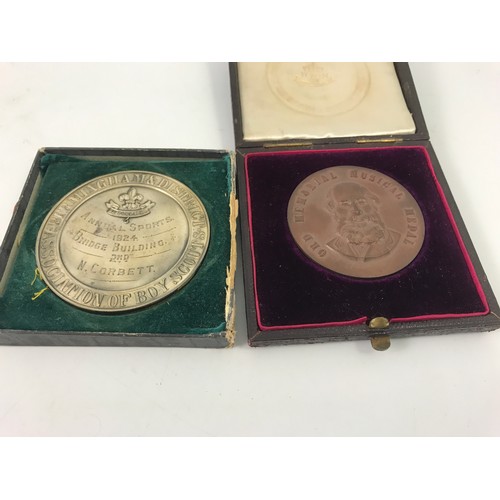 102 - VARIOUS MISC. BRONZE AND OTHER MEDALS AND MEDALLIONS INC. SOCIETY OF ARTS MANUFACTURERS AND INDUSTRY... 