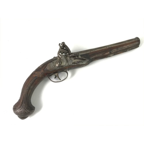 54 - FLINT LOCK PISTOL