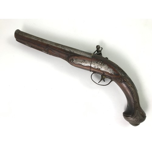 54 - FLINT LOCK PISTOL