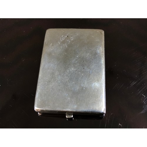 342 - SMALL PLAIN SILVER NATHANIEL MILLS BIRMINGHAM LADIES CALLING CARD CASE