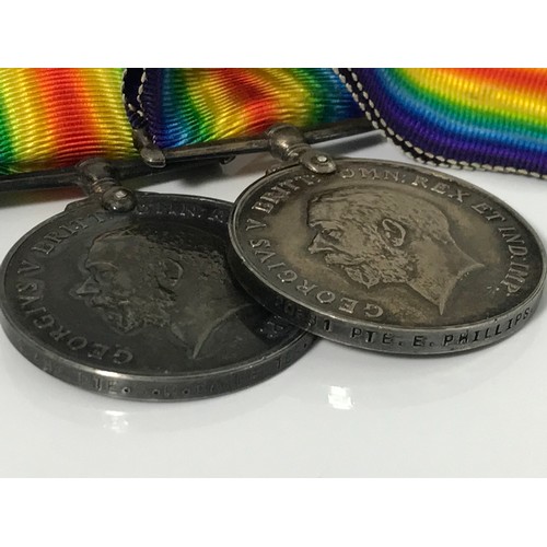 79 - MILITARY INTEREST, WW1 MEDALS, TRIO TO 19462 G H CARPENTER WORC. R.,  WAR & VICTORY TO 20381 PTE E P... 