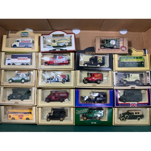 155 - 19 BOXED LLEDO MODELS, TOGETHER WITH A LLEDO COLLECTORS SPECIAL BRYANT & MAY'S.