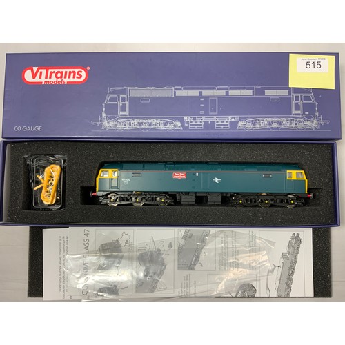 515 - VITRAINS, BOXED V2064 BR CLASS 47 DIESEL 47600 IN BR BLUE.