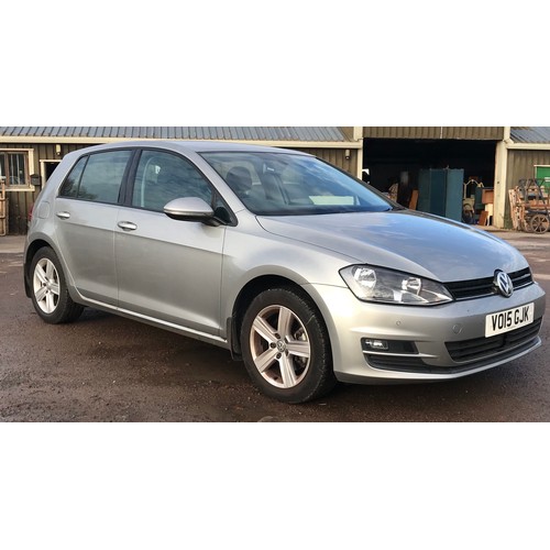 1 - VERY LOW MILEAGE 2015 VOLKSWAGEN GOLF HATCHBACK, VO15GJK, 1.4 TSI MATCH, 5 DR.
Main dealer service h... 