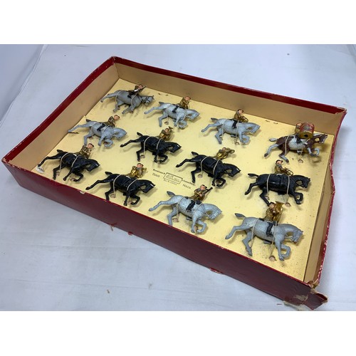 150 - BRITAINS SOLDIERS SET, REGIMENTS OF ALL NATIONS, 101 THE BANK OF THE LIFE GUARDS, IN BOX, AS SHOWN.