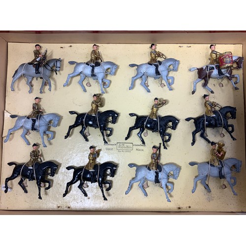 150 - BRITAINS SOLDIERS SET, REGIMENTS OF ALL NATIONS, 101 THE BANK OF THE LIFE GUARDS, IN BOX, AS SHOWN.