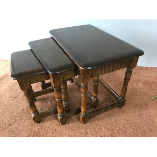 248 - NEST OF LATE CENTURY TABLES