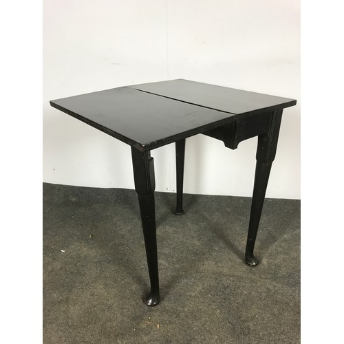 227 - EBONISED DROP LEAF TABLE