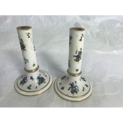 165 - PAIR OF MINTONS CANDLESTICKS AF