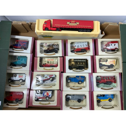 173 - DIE CAST TOYS, 16 BOXED OXFORD DIE CAST MODELS, & A LLEDO PRO MOVERS, BOXED.