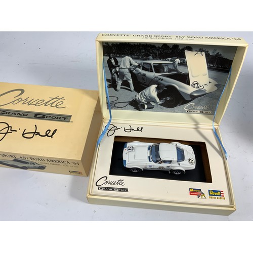 131 - 4 SPECIALIST PACK MODELS, REVELL MODEL RACING, GREEN WOOD CORVETTE SPIRIT LE MANS, 08367, CORVETTE G... 