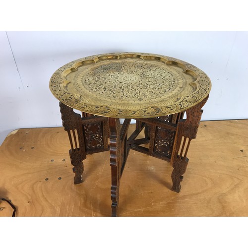 258 - INDIAN TRAY TOP TABLE