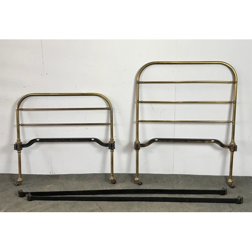 90 - WWI ERA BRASS HOSPITAL BED