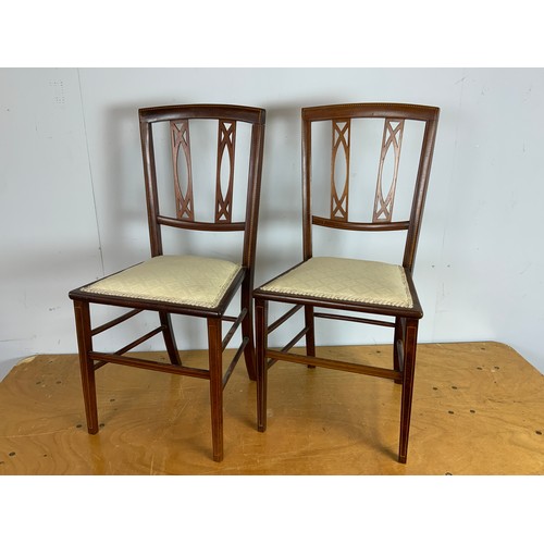 301 - PAIR OF BEDROOM CHAIRS