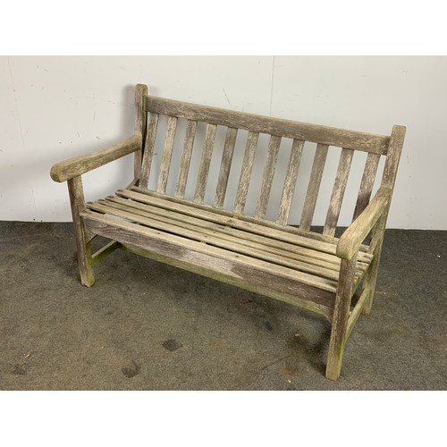 63 - SLATTED GARDEN  BENCH