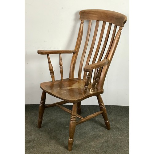 311 - LATH BACK 'GRANDFATHER' CHAIR