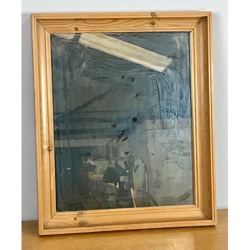 275 - PINE FRAMED MIRROR