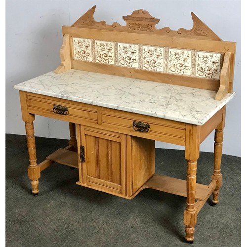 86 - MARBLE TOP WASH STAND