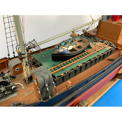 21 - RADIO CONTROLLED NAUTICAL INTEREST, A EARLY CENTURY COASTER, HIGHLANDER OF GLASGOW,