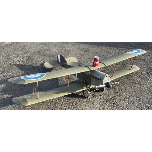 47 - RADIO CONTROLLED MODEL AIRCRAFT - BIPLANE BRISTOL FIGHTER S.O.R