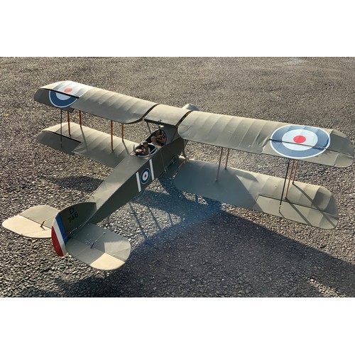 47 - RADIO CONTROLLED MODEL AIRCRAFT - BIPLANE BRISTOL FIGHTER S.O.R