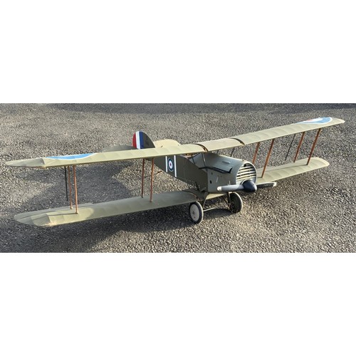 47 - RADIO CONTROLLED MODEL AIRCRAFT - BIPLANE BRISTOL FIGHTER S.O.R